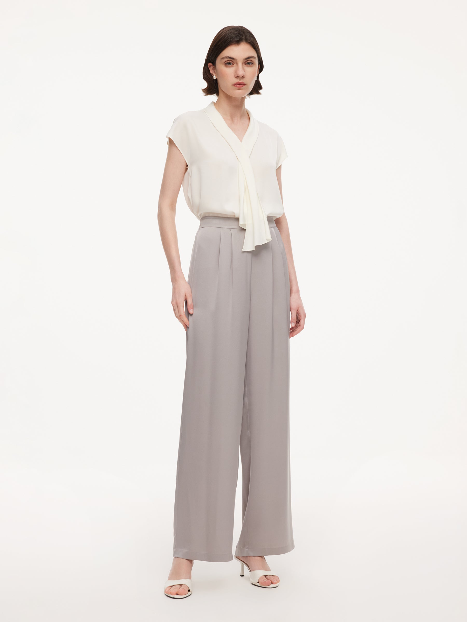 [Preview] 22MM Mulberry Silk Women Straight Leg Pants GOELIA