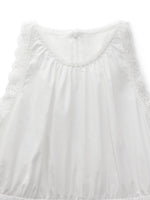 100% Cotton A-Line Women Maxi Vest Dress GOELIA
