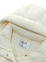Lightweight Drawstring Hem Hooded Goose Down Jacket GOELIA