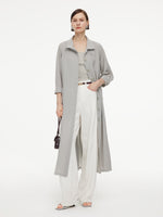 [Preview] Triacetate Blend Women Trench Coat GOELIA