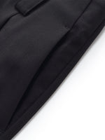 Machine Washable Wool Blend Women Straight Ankle Length Pants GOELIA