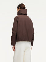 Cocoon Lightweight Convertible Collar Goose Down Parka GOELIA