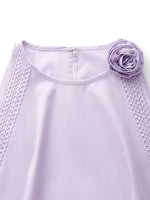 A-Line Flared Hem Women Mini Vest Dress GOELIA
