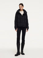Cocoon Waterproof And Windproof Hooded Goose Down Jacket GOELIA