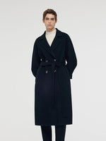 Cashmere And Wool Unisex Wrap Coat GOELIA