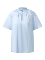 22MM Mulberry Silk Women Ruffle Sleeve Blouse GOELIA
