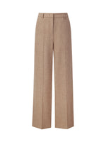 Washable Wool Cashmere Blend Straight Leg Women Pants GOELIA