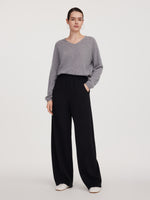Elastic Waist Women Curved Leg Pants GOELIA