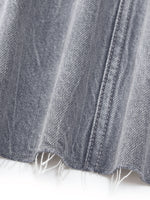 [Preview] Lyocell Cotton Blend Denim Women Column Skirt GOELIA