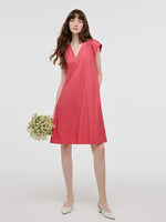 V-Neck Women Mini Dress GOELIA