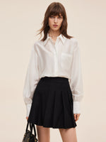 Tencel Blend Women Long Sleeve Shirt GOELIA