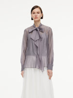 [Preview] Front Knot Women Shirt With Knit Camisole GOELIA