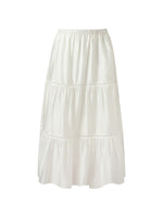 Tencel Blend Women A-Line Skirt GOELIA