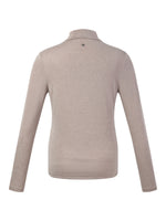[Preview] Tencel Acetate Silk Blend Women Mock Neck Knit Top GOELIA