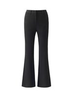 Fleece Lined Micro-Flared Ankle Length Women Pants GOELIA