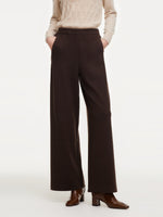 Adjustable Waist Straight Wide Leg Women Pants GOELIA