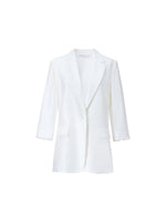 Tencel Acetate Blend 3/4 Sleeve Women Blazer GOELIA