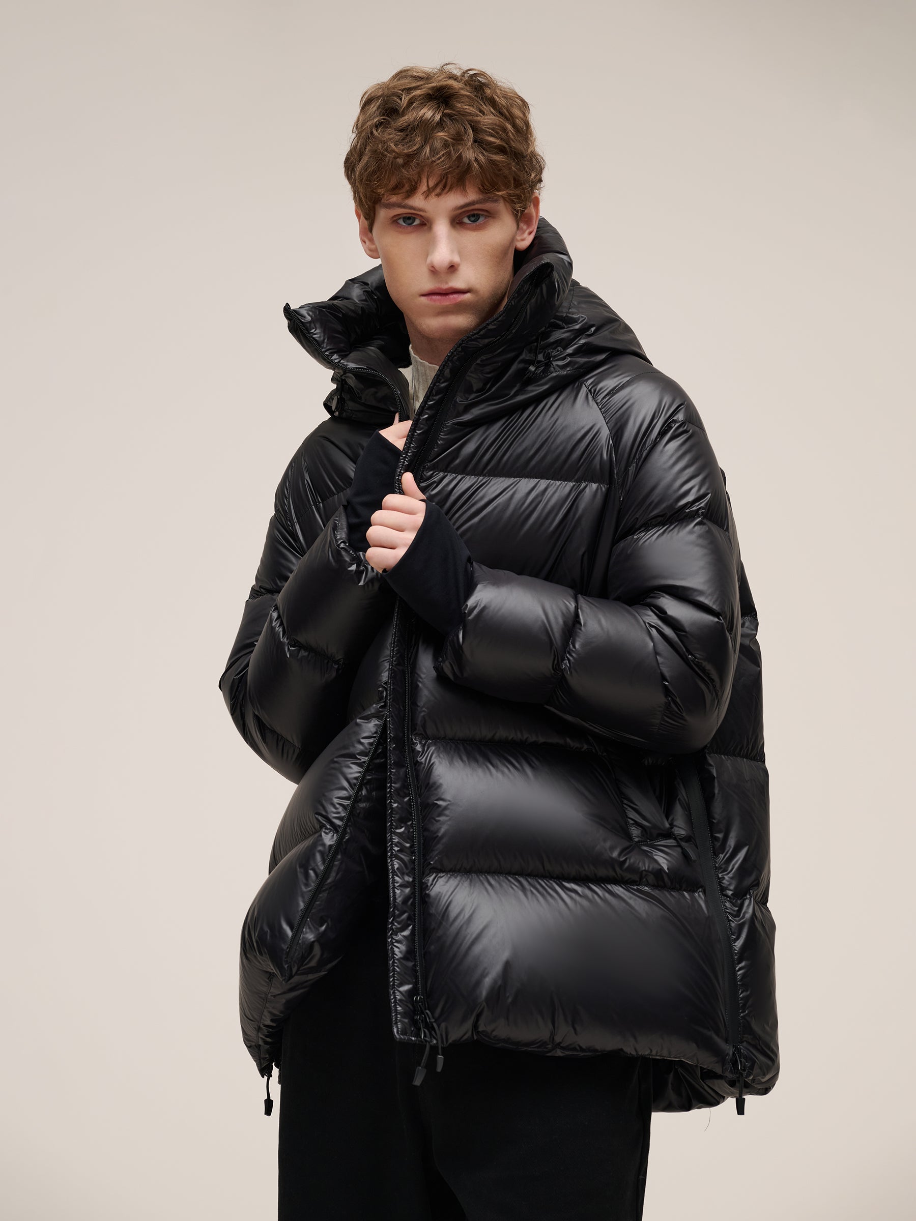 [Preview] Waterproof And Windproof Unisex Hooded Goose Down Jacket GOELIA