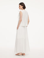100% Linen Front Knot Tank Top And Pants Two-Piece Set GOELIA