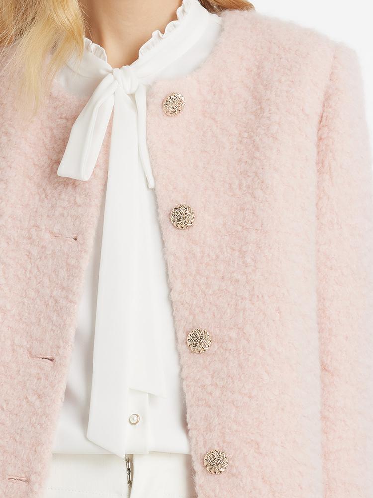 Single-Breasted Wool Jacket