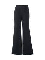 [Preview] Drawstring Waist Stretch Women Flared Pants GOELIA