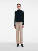 Cashmere Mock Neck Women Sweater GOELIA