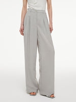 [Preview] Triacetate Blend Women Straight Leg Pants GOELIA