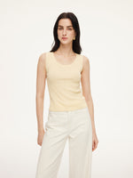 Cotton Mulberry Silk Blend Women Tank Top GOELIA