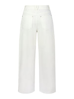 Lyocell Cotton Blend Adjustable Waist Women Curved-Leg Jeans GOELIA