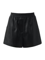 PU Leather Women Shorts GOELIA