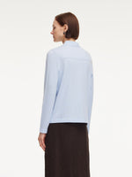 Tencel Wool Blend Women Shirt Cardigan GOELIA
