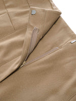 Cashmere Wool Blend Women Wide Leg Pants GOELIA