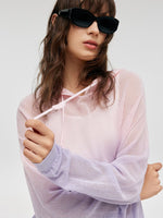 GOELIA X CHRISTINE PHUNG Knitted Hoodie And Tank Top Two-Piece Set GOELIA