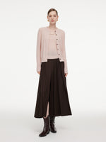 Wool Blend Cardigan And Tank Top Two-Piece Set GOELIA