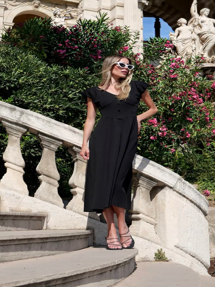 summer long yellow dress Yazmin Maxi Dress by Runaway The Label – SHOPLUNAB main image 1
