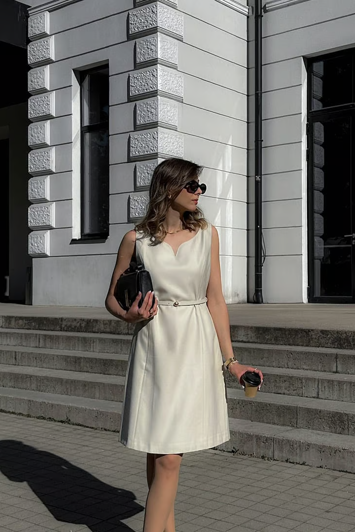 How to Style Beige Dresses? GOELIA How to Style Beige Dresses? GOELIA