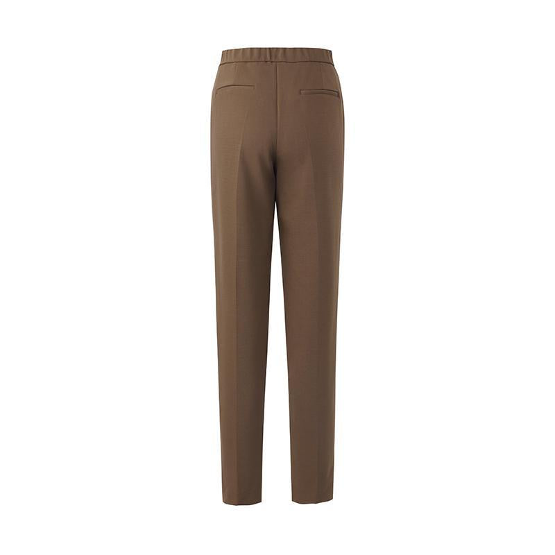 Double Layer Worsted Wool Tapered Pants GOELIA
