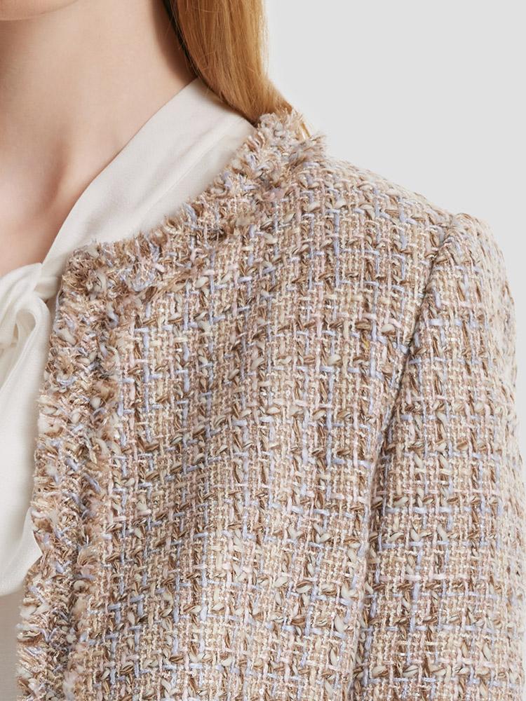 Knitted Tweed Short Jacket GOELIA