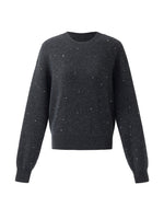 100% Wool Sequins Women Sweater GOELIA