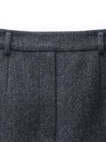100% Washable Wool Back Slit Women Mermaid Skirt GOELIA