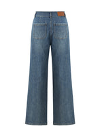 High-Waisted Loose Straight Full Length Women Jeans GOELIA