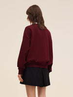 Four-Leaf Clover Embroidered Women Sweatshirt GOELIA