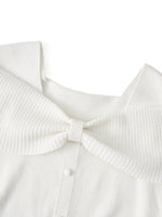 [Preview] Wool Bow Neck Women Sweater GOELIA