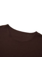 Tencel Blend Asymmetrical Hem Women Knit Top With Ribbon GOELIA