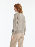 Cashmere Mock Neck Women Pullover Sweater GOELIA