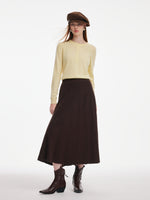 100% Cashmere Seamless Women Sweater GOELIA