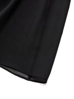 19MM Gambiered Canton Gauze Kapok Jacquard Women Sleeveless Maxi Dress GOELIA