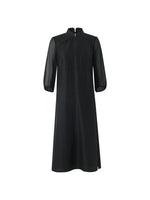 18 Momme Xiang Yun Silk Cheongsam Women Midi Qipao Dress GOELIA