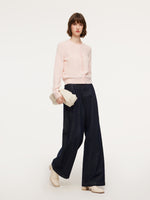 100% Wool Embroidered Women Cardigan GOELIA