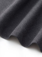 Worsted Wool Blend A-Line Women Skirt GOELIA